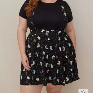 🎊Disney The Aristocats Mini Skirtall - Challis Black